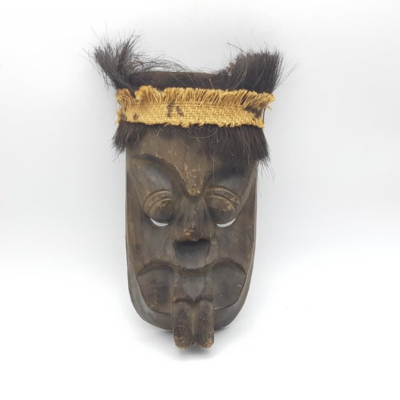 African Demon Wall Mask - Picture 1 of 11